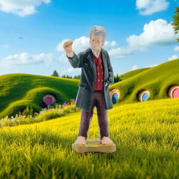 Bilbo Baggins Hobbit Burger King Action Figure - Picture 1 of 7